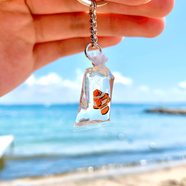 Clownfish in Bag Keychain