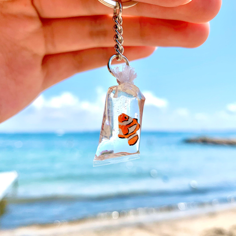 Clownfish in Bag Keychain